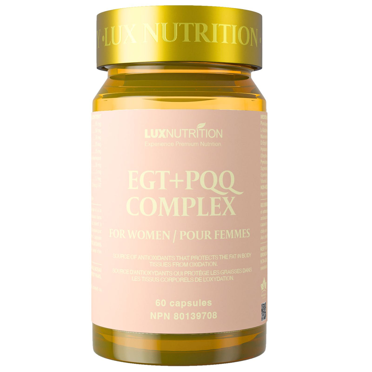 EGT + PQQ COMPLEX FOR WOMEN – LuxNutrition